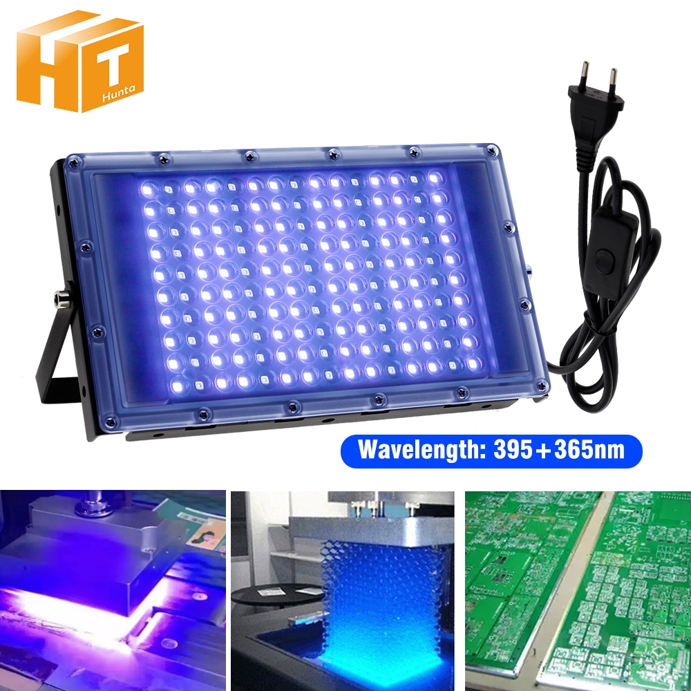 220v UV GEL Chữa Đèn 395nm 365nm Đèn LED Chữa Để Sửa Chữa Bảng Mạch Sửa Chữa Keo Không Bóng Nhựa Dính 3D In