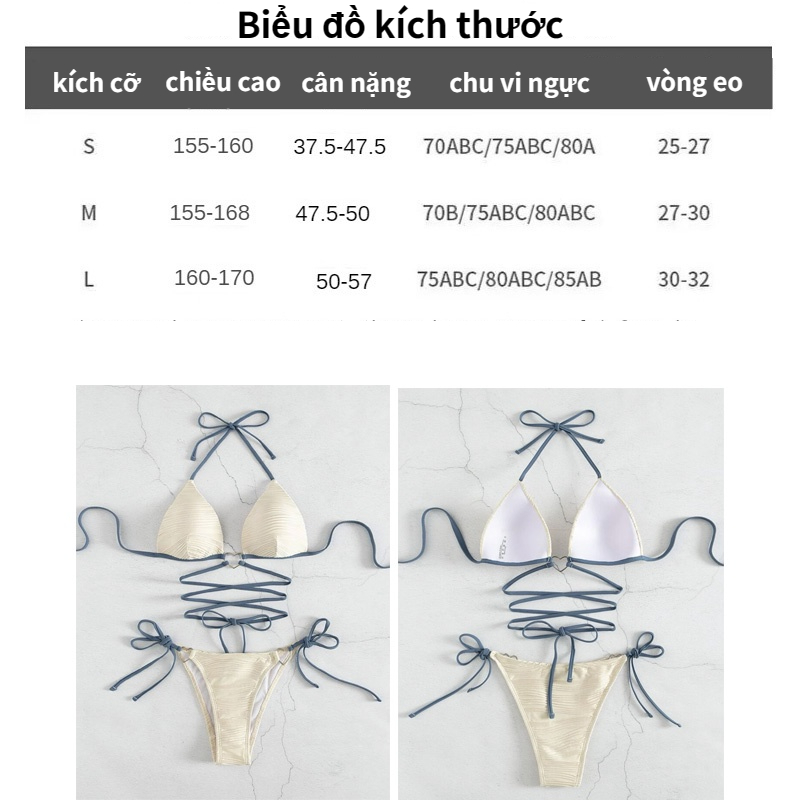 Bộ Bikini Hai Mảnh Thời Trang Đi Biển Cho Nữ | BigBuy360 - bigbuy360.vn