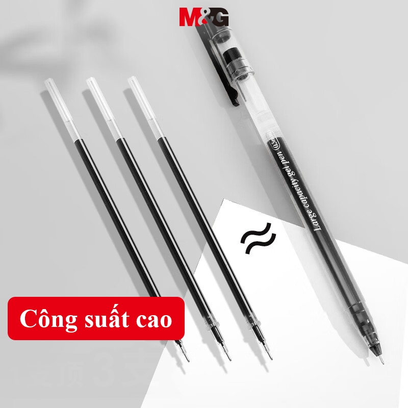 M&G bút gel Bút Ký Tên Màu Đen Ngòi 1.0mm Dày 1.0mm Bằng Sợi carbon 1 Cái