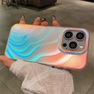 Ốp Điện Thoại Mềm Trong Suốt Màu hologram Cho Iphone 15 14 Pro Max 13 Pro Max 12 Pro Max 7 8 Plus Xs Xr Xs Max 11 Pro Max