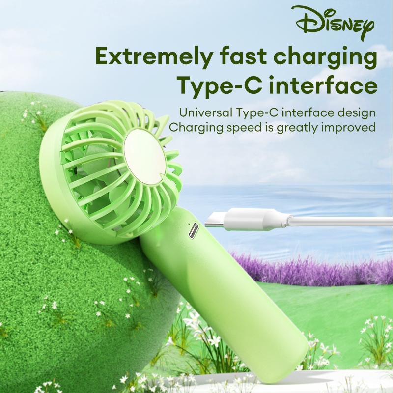 Disney F19 Quạt Bỏ Túi Siêu Tốc Độ Gió Siêu Thông Minh Dùng Khi Đi Du Lịch