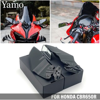 Dành Cho Xe Honda CBR650R CBR650F CBR500R CBR150R CBR1000RR Xe Máy Đa Năng Có Thể Điều Chỉnh Bên spoiler Có Gương Xe Máy Gương Chiếu Hậu