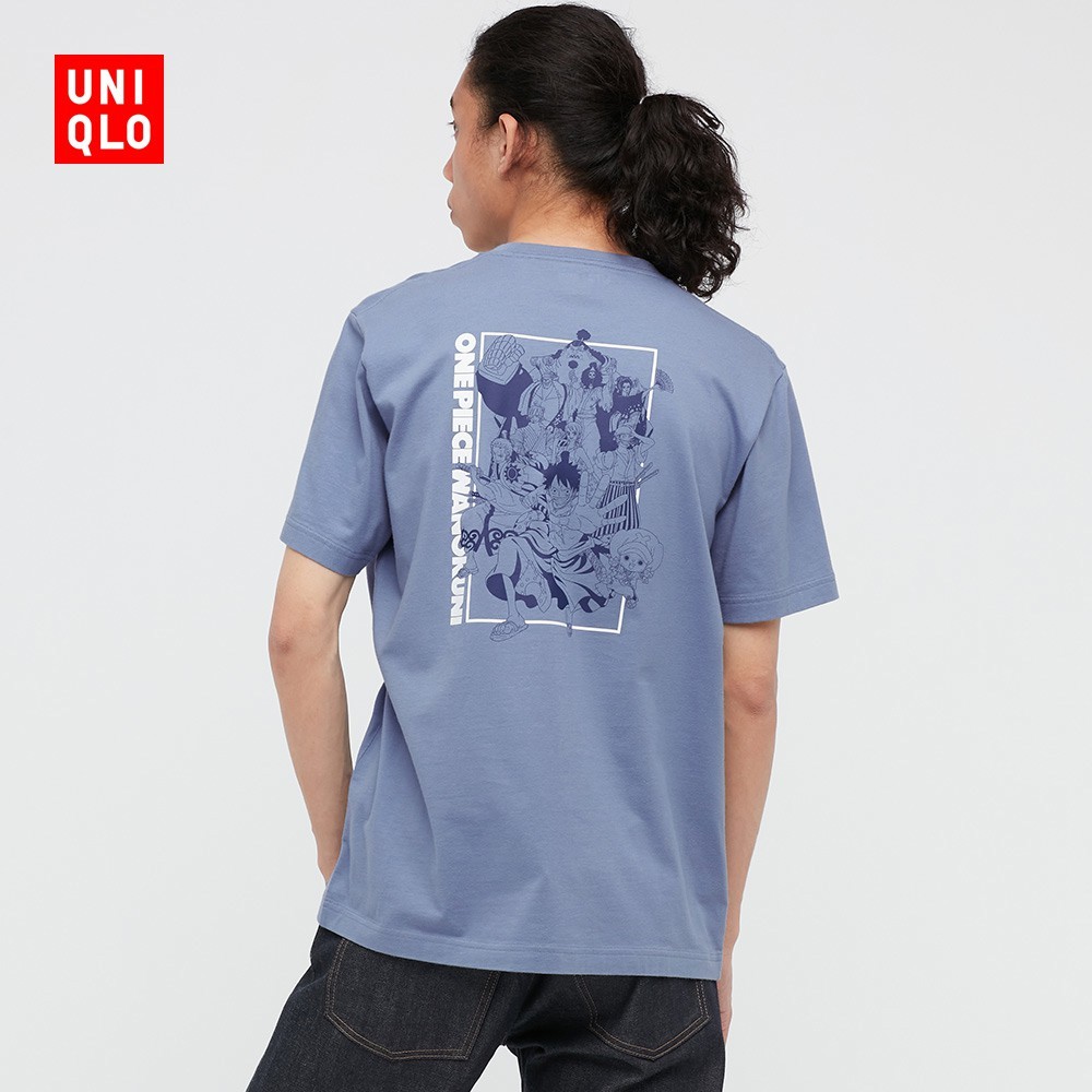 MỚI ÁO UNIQLO CỔ TRÒN CHO NAM VÀ NỮ KÈM HÌNH ONE PIECE ANIME - Mã 440673