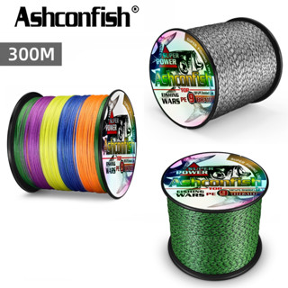 Ashconfish Cuộn Dây Câu Cá Bện 9 Sợi PE 300M Dyneema X9 Nhiều Màu Lựa Chọn