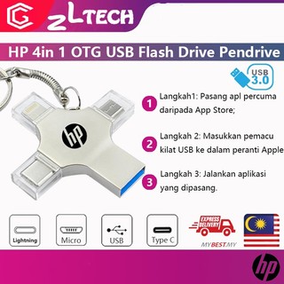 Ổ đĩa flash 4 trong 1 2tb usb 3.0 memory stick otg pendrive tốc độ nhanh type-c cho i / o / s / máy tính bảng / android / điện thoại thông minh / pc