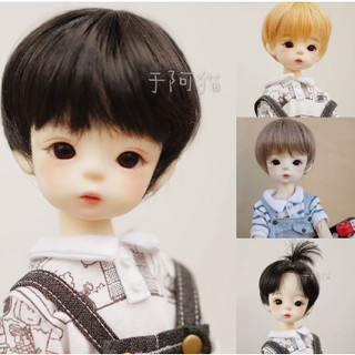 Búp bê bjd 1 / 3 1 / 4 1 / 6 phụ kiện tóc giả lụa nhiệt độ cao tóc giả tóc ngắn