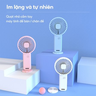 2024 quạt mini cầm tay Quạt Điện Cầm Tay Guyshero 2000mah quạt cầm tay mini