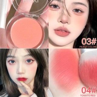 Monochrome Blush Gloss Repair Matte Facial Makeup Eye Shadow Natural Blush Nữ Sinh Làm Sáng Màu Da Quà Tặng Blush / Phong Cách Hàn Quốc Blush Và Matte Blush Powder 6 Màu Tùy Chọn