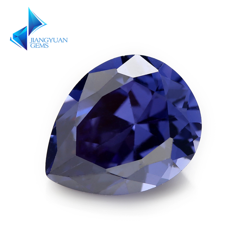 Đá tổng hợp cz tanzanite 3x5 ~ 10x12mm 5A, phù hợp làm trang sức DIY