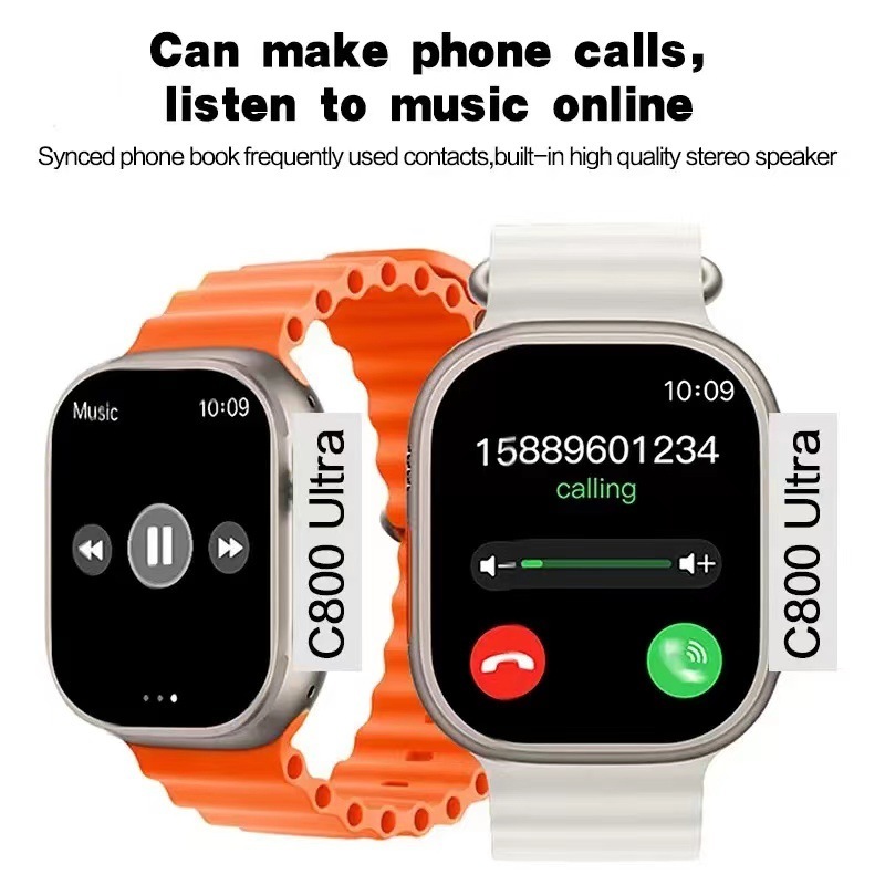 T900 Ultra Smart Watch Series Ultra Bluetooth Call IP67 Chống nước 49mm Game VS ked99 Ultra Smartwatch