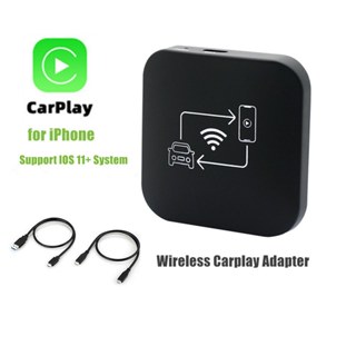 Dành Cho Apple Wireless Carplay Adapter Chuyển Đổi Carplay Có Dây Ô Tô Sang Không Dây Carplay WiFi Bluetooth Tự Động Kết Nối Cho iPhone ios 11 + Hệ Thống