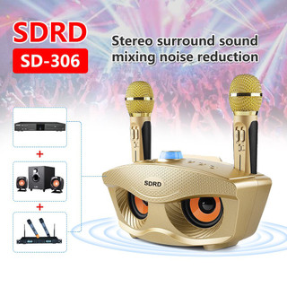 Loa Bluetooth Karaoke Micro Không Dây Karaoke Micro Kép