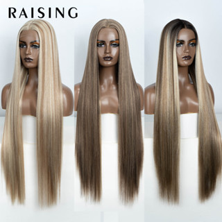 Tóc Giả Thẳng Dài 38 Inch Màu Ombre Thời Trang Cho Nữ