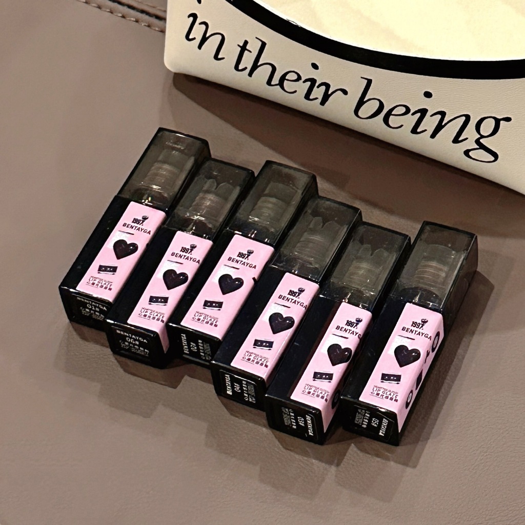 Bentayga Figs Lip Gloss Đen Hồng Dưỡng Ẩm Dưỡng Ẩm Lâu Dài Son Môi Thiên Nhiên