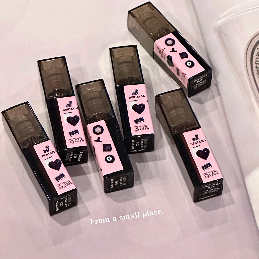 Bentayga Figs Lip Gloss Đen Hồng Dưỡng Ẩm Dưỡng Ẩm Lâu Dài Son Môi Thiên Nhiên