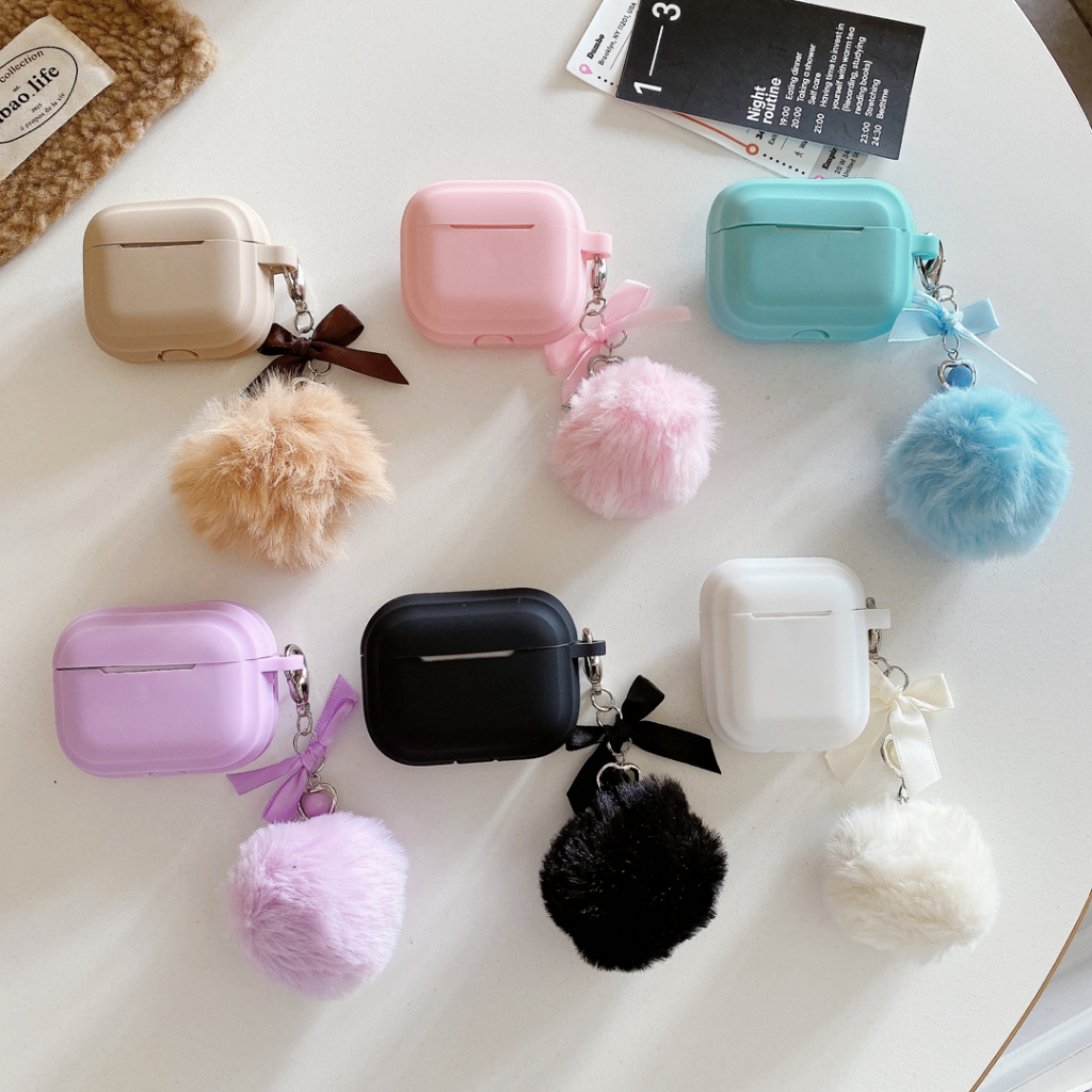 Dành cho hộp đựng airpod Pro 3 / pro 2 / pro / 4 / 3 / 2 / 1 có vỏ silicon mềm nhiều màu bưởi