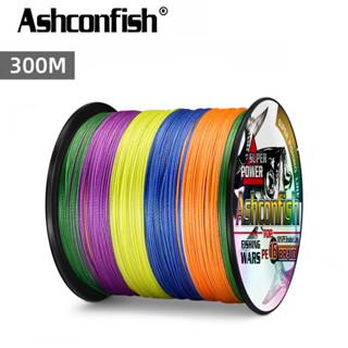  Ashconfish Cuộn Dây Câu Cá 16 Sợi PE X16 300M Nhiều Màu 