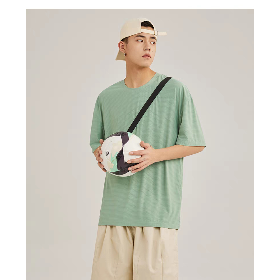 DICHUANGZHE Áo Thun Tay Ngắn Dáng Rộng Màu Sắc Đơn Giản Phong Cách Nhật Bản Thời Trang Mùa Hè Cho Nam