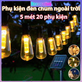 Đèn LED trang trí chống thấm nước năng lượng mặt trời đèn sân vườn đèn sân vườn đèn trang trí ngoài trời