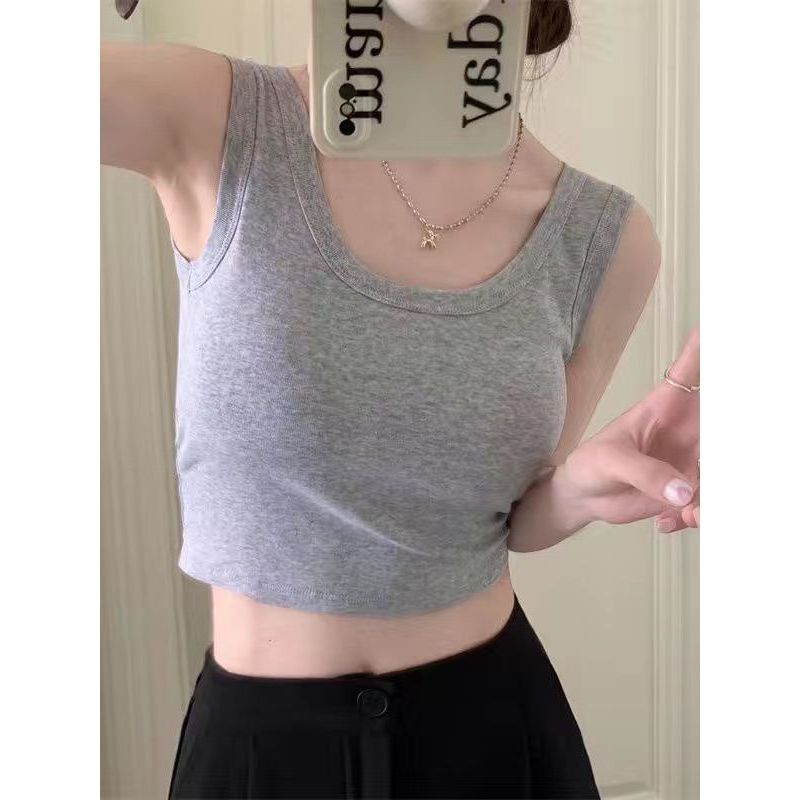 Áo Croptop Hai Dây Dáng Ngắn Thời Trang Mùa Hè Cho Nữ | BigBuy360 - bigbuy360.vn