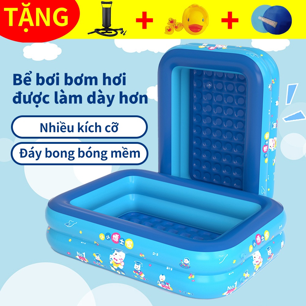 Bể bơi cho bé chống trượt mini nhỏ cho trẻ em bơm hơi hồ bơi cho bé ngoài