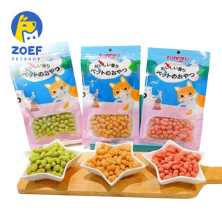 ZOEF Mèo ăn vặt bánh quy làm sạch răng, cá ngừ gà cá ngừ mèo nghiến răng bánh quy nhỏ 60g LI0577