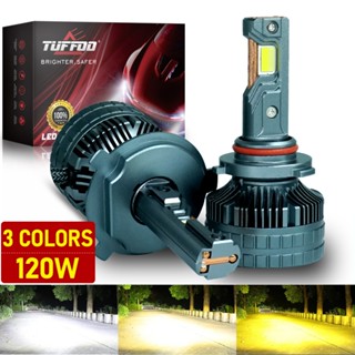 TUFFOO 2 Bóng Đèn Cos / Đèn Pha LED Ô Tô 3 Màu 120W 28000LM H4 H7 H11 HB3 9005 H1 HB4 9006 HIR2 9012 6000K / 3000K / 4300K - DC12V / 24V (T63)