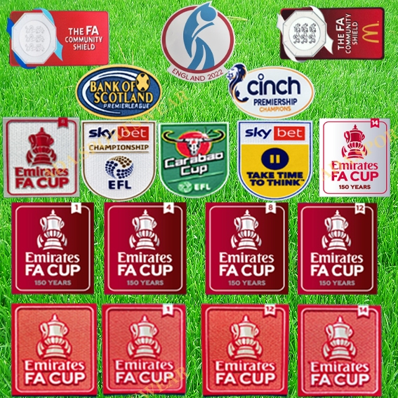 Hàng có sẵn Băng đô FA Cup 21-22 mùa ENG 150 FA Cup băng đô tại chỗ Carabao Community Cup