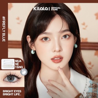 10 chiếc Kính áp tròng Kilala lens 1 ngày màu lam Firefly Sea Blue DIA 14.2mm có độ (0-8)