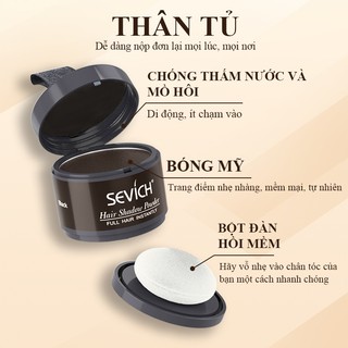 Sevich Phấn Phủ Đường Chân Tóc Che Phủ Hói Bột 4g