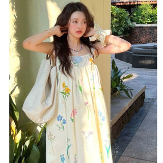DannieWan Váy đi biển Váy Đầm Váy nữ Body đầm Váy hoa nhí Cổ điển Stylish Dễ thương Thể thao WLQ24308P4 11Z240314