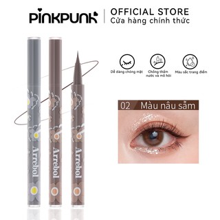 【PinkPunk】Bút Kẻ Mắt Nước Nâu Đen Chống Thấm Nước Và Mồ Hôi 0.01mm