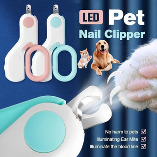 Đèn LED Mèo Chó Cắt Móng Tay Cắt Chuyên Nghiệp Thú Cưng Móng Vuốt Tông Đơ Có Khóa An Toàn Chó Con Mèo Con Chăm Sóc Động Vật Chải Lông Bộ Dụng Cụ