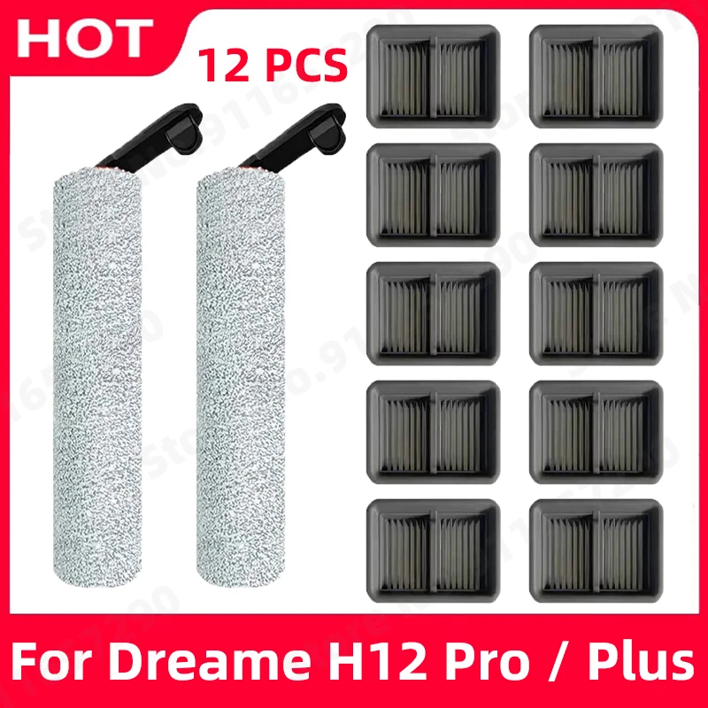 Dreame H12 Pro Máy Hút Bụi Khô Ướt Thay Thế Phụ Kiện Con Lăn Bàn Chải Hepa Phụ Kiện Lọc