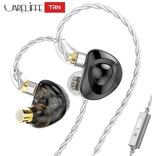 Tai nghe Urareliffe TRN MT4 lai 3 bộ điều khiển 1BA + 2DD Màn hình trong tai HiFi Tai nghe nhét tai âm trầm tốt Giảm tiếng ồn Tai nghe có dây có cáp có thể tháo rời