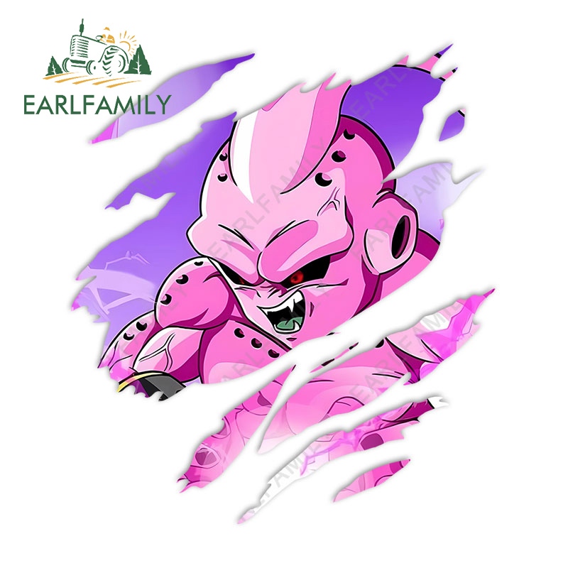 Earlfamily 13cm Dragon Ball Anime Xé Xe Miếng Dán RV Camper Chống Nước Sáng Tạo Decal Graffiti Chống Trầy Xước Bảo Vệ Cửa Ô Tô Thời Trang
