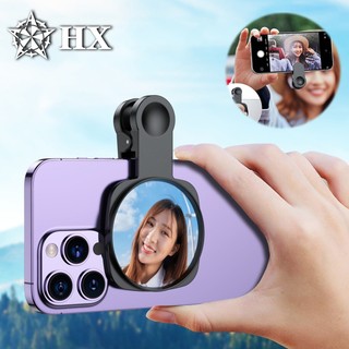2024 HX camera sau điện thoại di động trong nhà và ngoài trời mới, gương selfie phản quang độ phân giải cao, công cụ kẹp selfie phía sau.