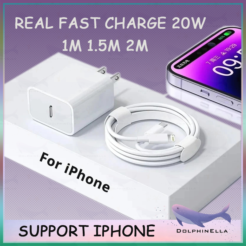 PD 20W Sạc Điện Thoại Chính Hãng Cho Apple iPhone 14 13 12 11 Pro Max USB C Sạc Nhanh XS XR X 8 Plus