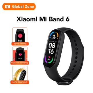 Đồng hồ thông minh XIAOMI YOUPIN Xiaomi Mi Band 6 Bluetooth AMOLED 1.56 theo dõi thể dục nhịp tim