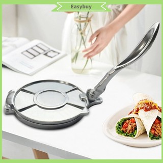 ▲Tortilla Press 7.7in Hợp kim nhôm chống gỉ Máy làm bánh quesadilla hạng nặng màu bạc cho các cửa hàng mì ống tại nhà