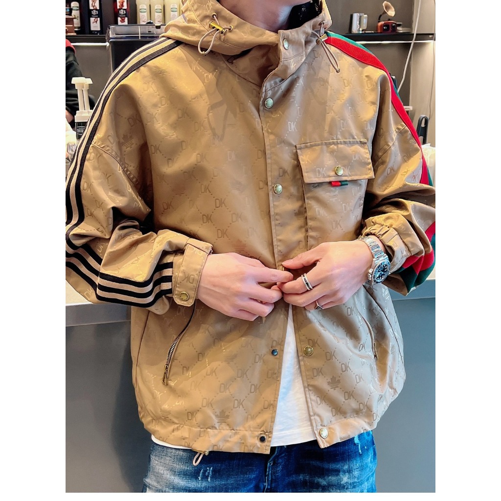 Áo Khoác Dáng Rộng Phong Cách Châu Âu Thời Trang Xuân Thu Mới Cho Nam