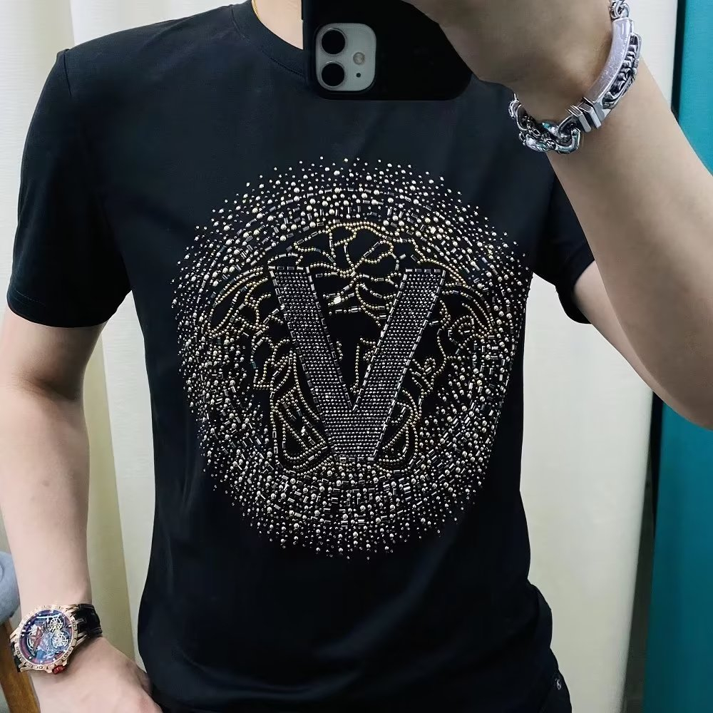 Áo Thun Nam Tay Ngắn In Hình Medusa Thời Trang