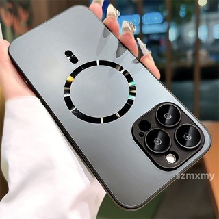 Ốp lưng mờ sang trọng tương thích cho IPhone 15 14 13 12 11 Pro Max Vỏ từ tính