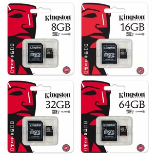 (Cổ phiếu địa phương) Thẻ SD Kingston tốc độ cao chính hãng 16gb 32gb 64gb Thẻ nhớ Micro SD Loại 10 Thẻ TF Mini