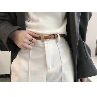Thắt Lưng Mỏng Phong Cách Retro Hàn Quốc Đơn Giản Dễ Phối Đồ Cho Nữ