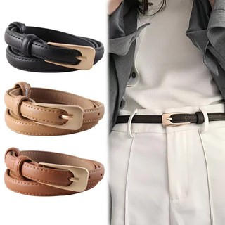 Thắt Lưng Mỏng Phong Cách Retro Hàn Quốc Đơn Giản Dễ Phối Đồ Cho Nữ
