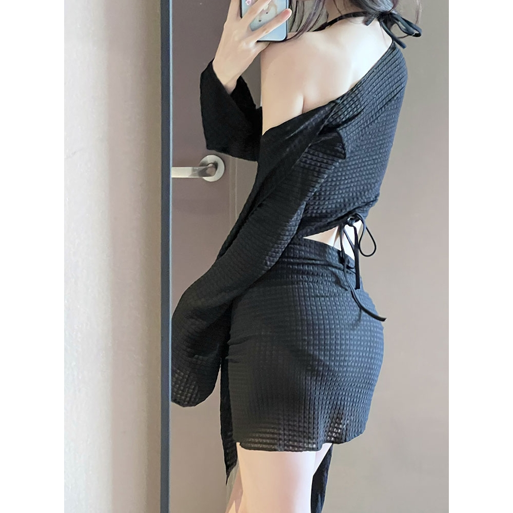bikini kín đáo Cực Xinh Phong Cách Hàn Set Bikini 3 mảnh thời trang đi biển | BigBuy360 - bigbuy360.vn