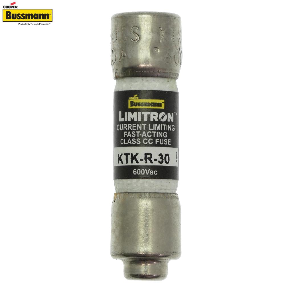 Cầu chì KTK-R-1 / 2 / 3 / 4 / 5 / 6 / 7 / 8 / 9 / 10 / 12 / 15 / 20 / 25 / 30 600V Bussmann hoàn toà