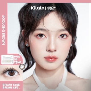 10 chiếc Kính áp tròng Kilala lens 1 ngày màu nâu Ice Oolong Brown DIA 14.2mm có độ (0-8)