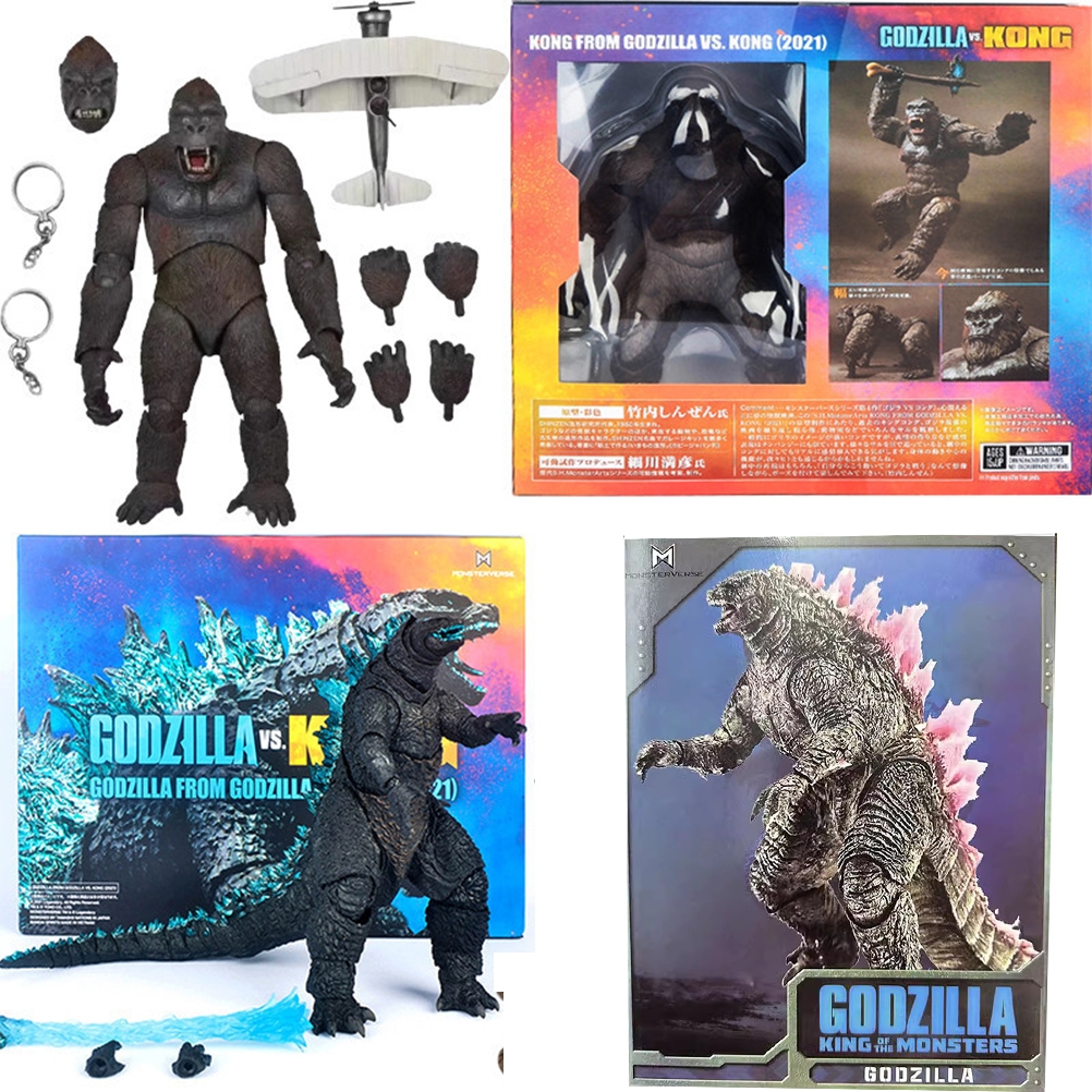 Neca Godzilla King Kong Nhân Vật Hành Động Godzilla X Kong Mới Emprire Đồ Chơi SHM Quái Vật Phản Lực